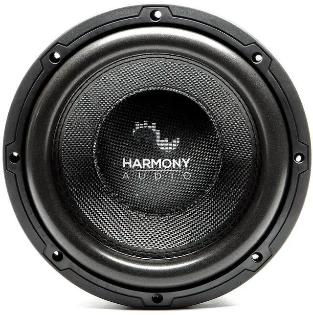 Main image of 10" Car Subwoofer Dual 4 Ohm 2000W HA-C104 Carbon Sub SPL | 10 inch competition bass, DVC voice-coil design, sealed or ported box ready, deep low-end punch, loud vehicle stereo upgrade