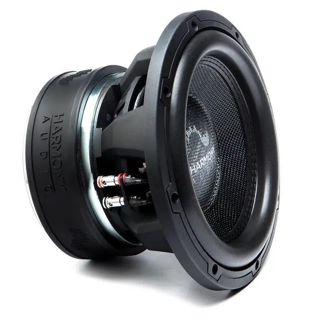 Alt view image 7 of 7 - 10" Car Subwoofer Dual 4 Ohm 2000W HA-C104 Carbon Sub SPL | 10 inch competition bass, DVC voice-coil design, sealed or ported box ready, deep low-end punch, loud vehicle stereo upgrade