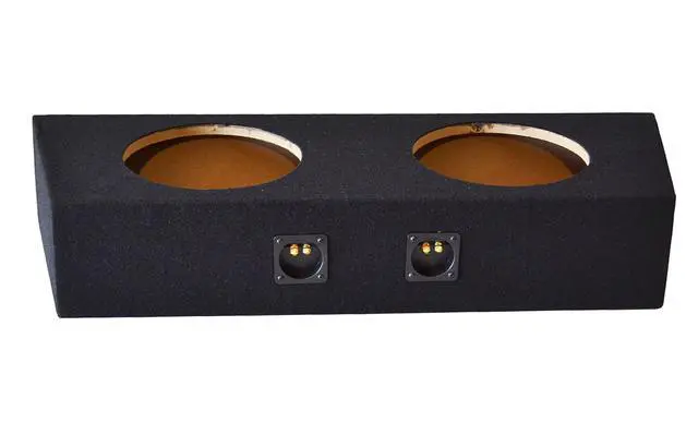 Alt view image 5 of 7 - Mustang Convertible All Years Dual 12'' Subwoofer Enclosure Sub Box
