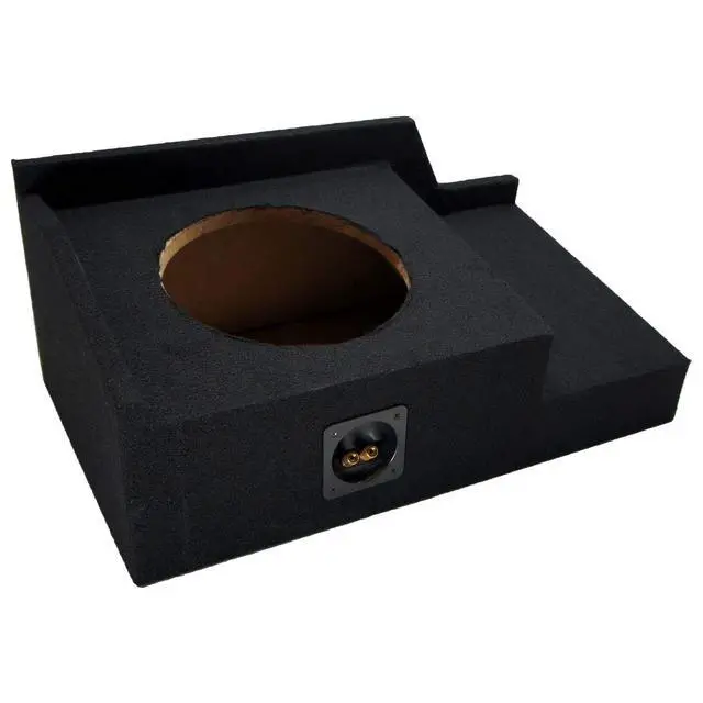 Main image of Kicker C10 Single 10" Loaded Sub Box Fits 1999-2006 Silverado Extended Cab | Behind-seat wedge design for Chevy trucks, factory-look install, subwoofer bass, durable MDF build, 300 watts peak, 10 inch