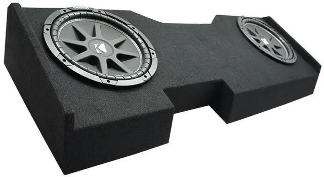 Main image of Kicker Bundle Compatible with 2014-2018 Chevy Silverado Crew Cab 43C104 Comp C10 Dual 10Loaded Sub Box Enclosure
