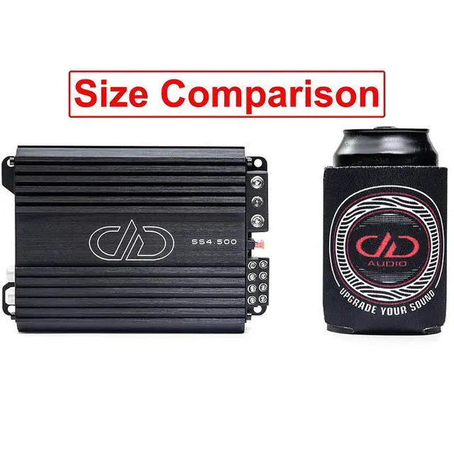 Alt view image 2 of 5 - SS4.500 Super Small 4-Channel 500 Watt RMS Amplifier for Car Audio and Motorcycle