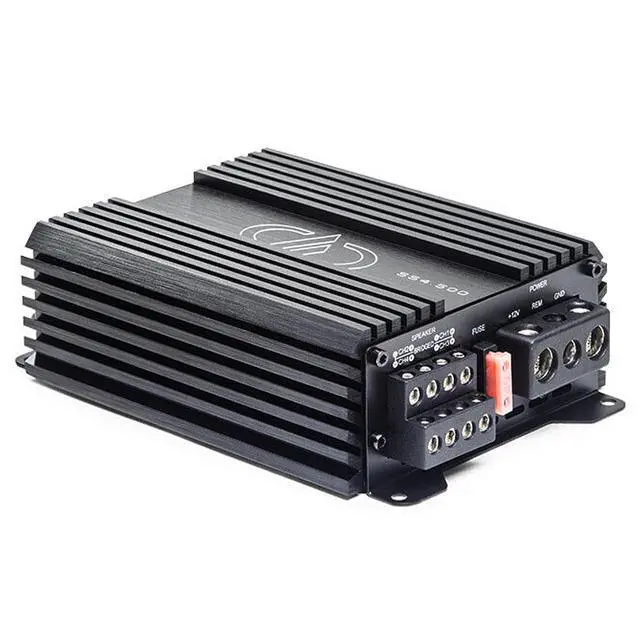 Alt view image 4 of 5 - SS4.500 Super Small 4-Channel 500 Watt RMS Amplifier for Car Audio and Motorcycle