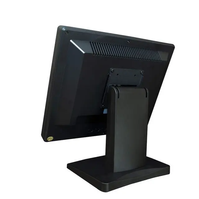 Alt view image 4 of 7 - 12-Inch Capacitive Multi-Touch POS TFT LED Touchscreen Monitor, True Flat Seamless Design with Adjustable POS Stand for Retail Restaurant, HDMI & VGA Inputs, High Resolution 1024 x 768