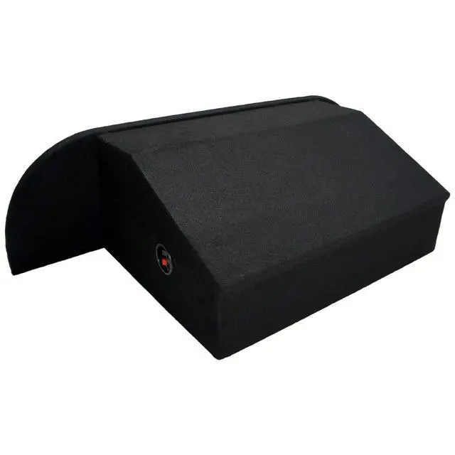 Alt view image 4 of 4 - Fits Nissan 350Z 2003-2008 Dual 10" Sub Box Subwoofer Amp Rack ASC | Custom hatch enclosure design, integrated amplifier mount, space-saving 10 inch bass upgrade for coupe trunk installs