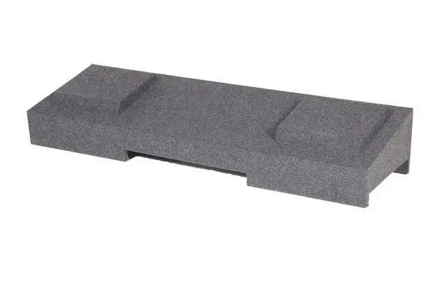 Alt view image 5 of 5 - REC4 Dual 12" Sealed Sub Box for GM/Chevy 2007-2013 1500 Crew Cab | Fits 2500HD/3500HD, Made in USA, 5/8" MDF Construction, Spring-Loaded Terminals, 0.9 Cu Ft Air Space, Precision-Cut Holes