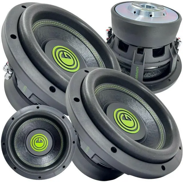 Main image of 2X 10 Inch 2000 Watt Car Audio Subwoofer w/ 4 Ohm DVC 10" Sub - Pair - Feature Dual Voice Coil, Thick Magnet, Design for ATV, Van, High Performance Car Show