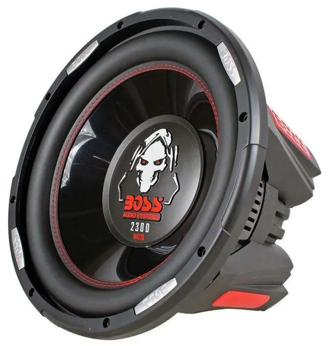 Alt view image 3 of 7 - BOSS Audio P126DVC 12 Inch 2300 Watt Car Subwoofers with Dual Voice Coil and QBASS12 Q Power 12 Inch Dual Heavy Duty Vented Subwoofer Box Enclosure