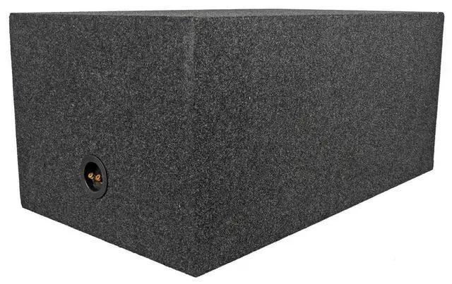 Alt view image 7 of 7 - BOSS Audio P126DVC 12 Inch 2300 Watt Car Subwoofers with Dual Voice Coil and QBASS12 Q Power 12 Inch Dual Heavy Duty Vented Subwoofer Box Enclosure