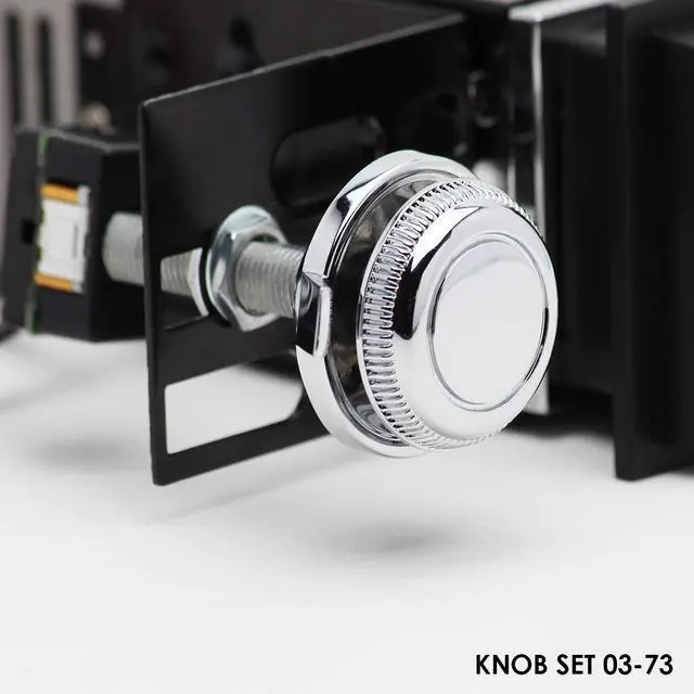 Alt view image 4 of 6 - Wonder Bar 3 Radio Motor 1 with Vintage Overlay (Chrome Plastic Knobs 03P-73P)