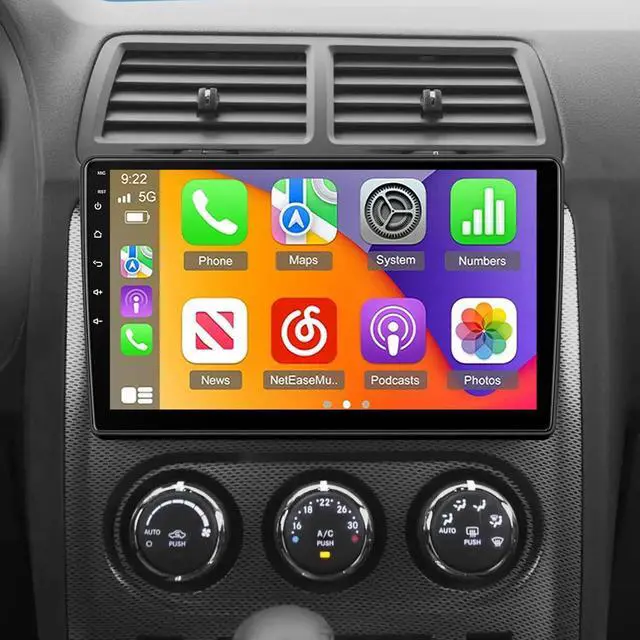 Main image of Car Radio Stereo for Dodge Challenger 2008-2014,for Dodge Avenger 2008-2014,10HD Touchscreen Car Radio with Wireless Carplay & Android Auto, GPS,Bluetooth,AHD Backup Camera-2+32G
