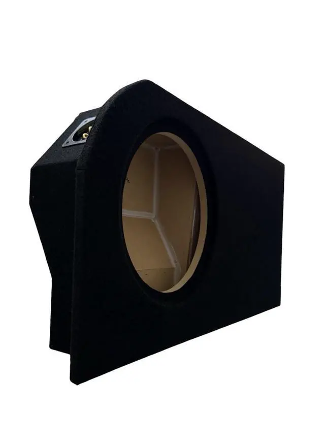 Alt view image 2 of 6 - Single 12" Sealed Subwoofer Enclosure Compatible with 2024-2026 Tacoma Double Cab | Under the Seat Sub Box | Black Carpet Finish