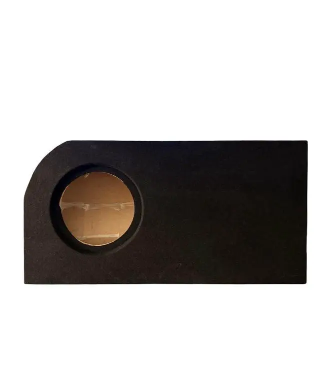 Alt view image 3 of 6 - Single 12" Sealed Subwoofer Enclosure Compatible with 2024-2026 Tacoma Double Cab | Under the Seat Sub Box | Black Carpet Finish
