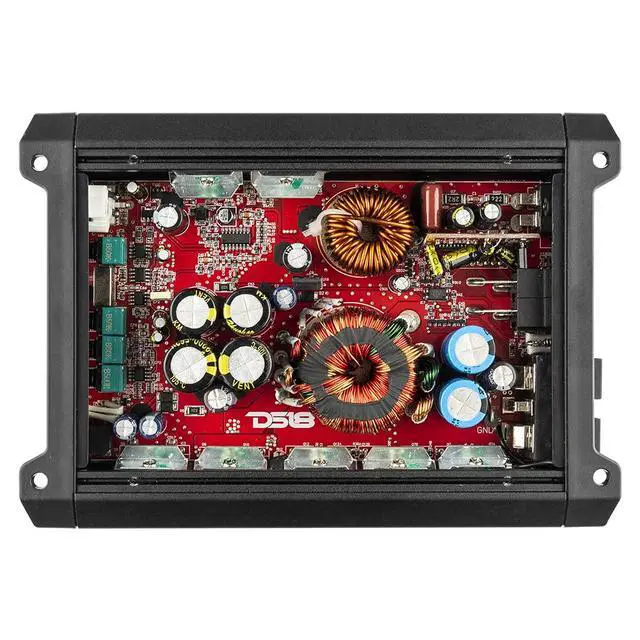 Alt view image 4 of 6 - SXE-2500.1D/BK Car Amplifier Class D 1-Channel Monoblock Amp 800 x 1 RMS @1 Ohm 2500 Watts - Powerful and Compact Amp for Speakers in Car Audio System