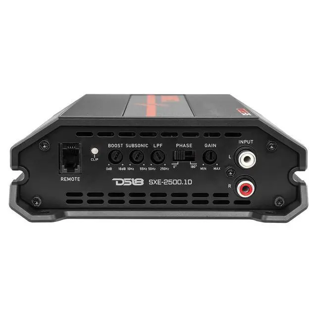 Alt view image 5 of 6 - SXE-2500.1D/BK Car Amplifier Class D 1-Channel Monoblock Amp 800 x 1 RMS @1 Ohm 2500 Watts - Powerful and Compact Amp for Speakers in Car Audio System