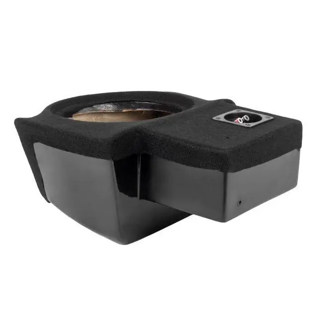 Alt view image 4 of 5 - Single 10" Empty Sub Box for GMC Acadia, Acadia Limited 2017-2023 | Vehicle-Specific Fit Sealed Enclosure, Made of Fiberglass, Fits Driver Side of the Trunk