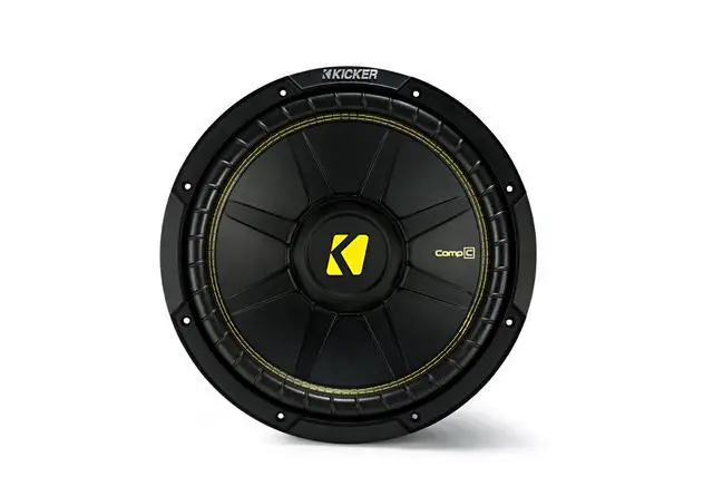 Alt view image 3 of 7 - CWCS124 CompC 12" Subwoofer Single Voice Coil 4-Ohm