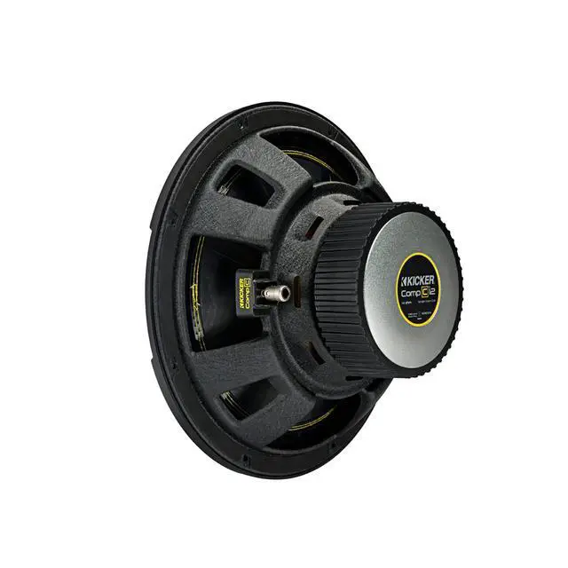 Alt view image 5 of 7 - CWCS124 CompC 12" Subwoofer Single Voice Coil 4-Ohm