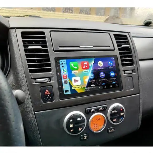 Main image of 7" Double Din Car Stereo for Nissan Versa 2006-2011, 2+64G Touchscreen Radio for Nissan Pathfinder 2005-2010 Head Unit Backup Camera with Wireless Carplay Android GPS Navi Bluetooth WiFi Mirror Link