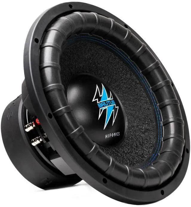 Main image of BRW15D4 3000 Watts 15 Inch Brutus Car Audio Subwoofer with Heavy Gauge, Powder Coated, Aluminum Die-Cast Basket, Dual 70 Oz Magnet, 3 Inches Voice Coil - Dual 4 Ohm - 15 in