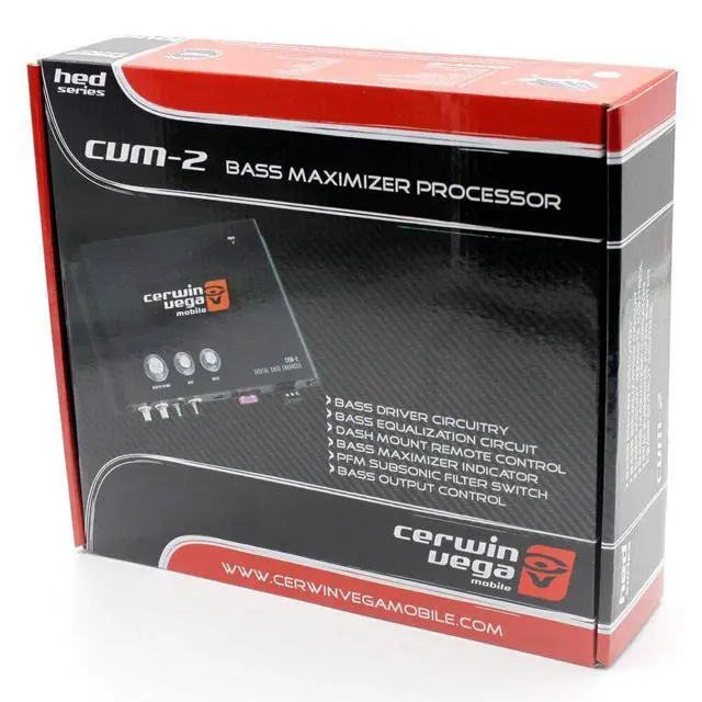 Alt view image 4 of 4 - CERWIN VEGA CVM2 Bass Maximizer Processor Amplifier