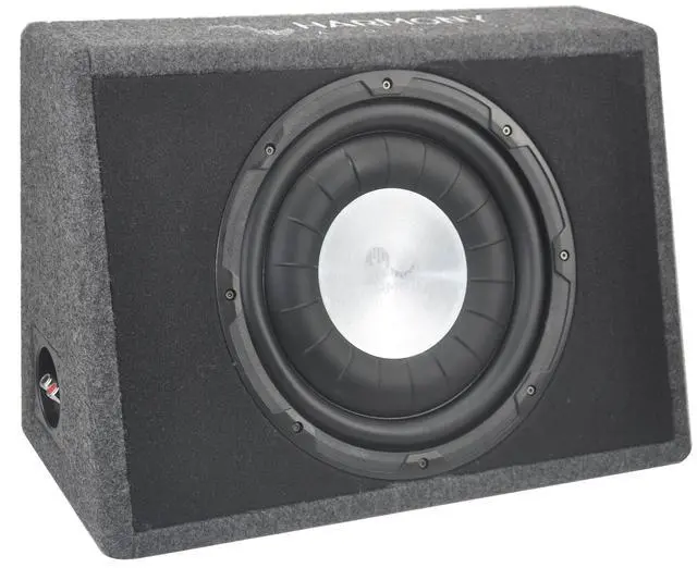 Main image of Flatline Loaded 12" Truck Sub Box 800W Subwoofer Enclosure | driver pre-installed, single shallow-mount design saves space, strong low-end combo output for pickups, 12 inch