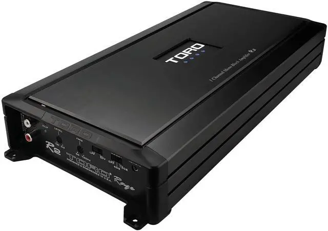 Main image of Audio R2 | 320 Watts RMS / 1000w MAX Monoblock Car Amplifier - 2 Ohm Stable Class-D Subwoofer Amp, High-Efficiency Power, Variable Low-Pass Crossover, Bass Boost, Compact Car Audio Design