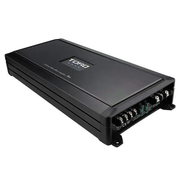 Alt view image 3 of 6 - Audio R2 | 320 Watts RMS / 1000w MAX Monoblock Car Amplifier - 2 Ohm Stable Class-D Subwoofer Amp, High-Efficiency Power, Variable Low-Pass Crossover, Bass Boost, Compact Car Audio Design