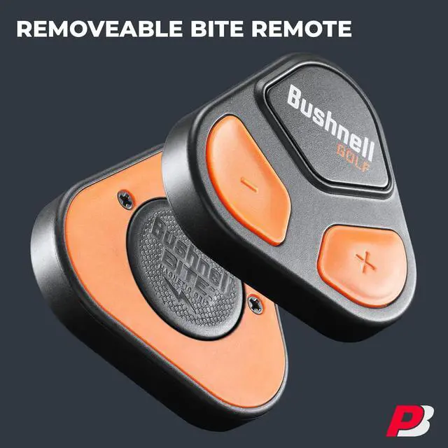 Alt view image 6 of 6 - Bushnell Wingman View Golf Speaker Pouch Bundle | Easy-to-Read LCD Display, Bluetooth Music & Audible GPS Distances | Includes Protective Wingman Pouch & Magnetic Cart Mount