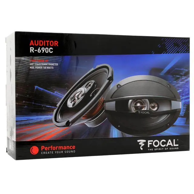 Alt view image 4 of 4 - R-690C 6"x9" 160 Watts RMS 3-Way Auditor Series Coaxial Speakers