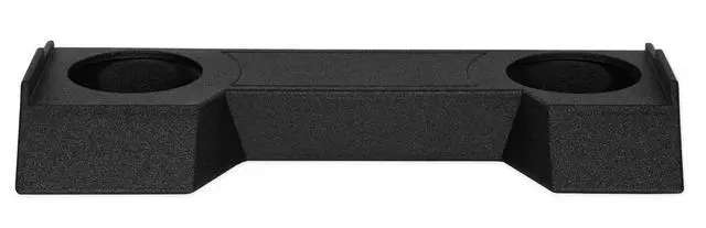 Alt view image 2 of 5 - REC108 Dual 12" Bedlined Sub Box for 2019-2021 Dodge Ram Crew Cab | Sealed Enclosure, Underseat Downfire, 0.80 Cu Ft Per Sub, 6.5" Mounting Depth, Bed Liner Coating