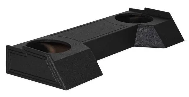 Alt view image 5 of 5 - REC108 Dual 12" Bedlined Sub Box for 2019-2021 Dodge Ram Crew Cab | Sealed Enclosure, Underseat Downfire, 0.80 Cu Ft Per Sub, 6.5" Mounting Depth, Bed Liner Coating