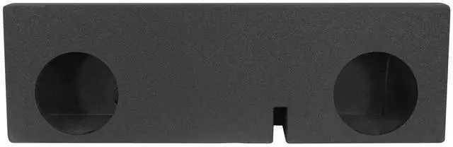 Main image of REC101 Dual 10" Sealed Sub Enclosure for Toyota Tacoma Double Cab | Fits 2005-2017, Sub Box Behind Seat, Forward Firing, Charcoal Carpet, MDF, 0.70 Cu Ft per Sub, 5.875" Mounting Depth