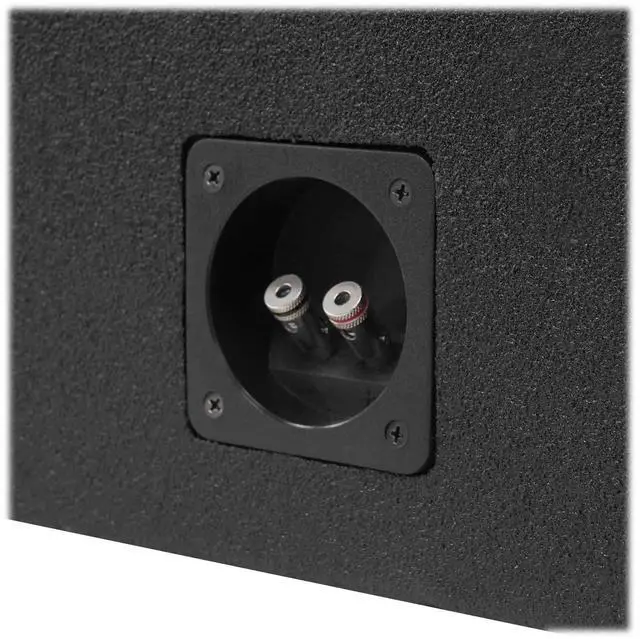 Alt view image 6 of 6 - REC101 Dual 10" Sealed Sub Enclosure for Toyota Tacoma Double Cab | Fits 2005-2017, Sub Box Behind Seat, Forward Firing, Charcoal Carpet, MDF, 0.70 Cu Ft per Sub, 5.875" Mounting Depth