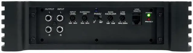 Alt view image 3 of 6 - DBM13 3000W Peak/750W RMS Marine Amplifier with RMWK4 Wire Kit | Mono, 2-Ohm, Class D, MOSFET, Bass Remote, Subsonic Filter, Bass EQ, RCA Input, 4 AWG Waterproof, Boat, 2-Items