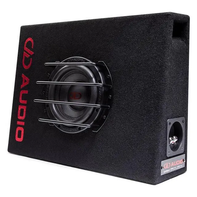 Alt view image 4 of 4 - LEST06d 6.5" 500W Shallow Slim Enclosure Box Subwoofer
