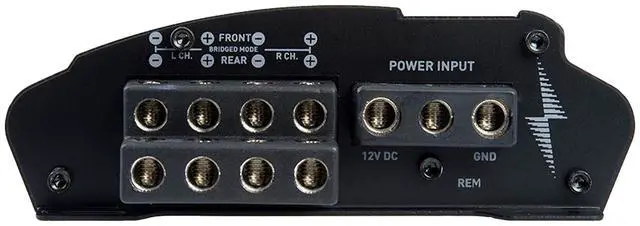 Alt view image 3 of 6 - i1000.4 650W Class D Full Range 4ch Amplifier,Black & Copper