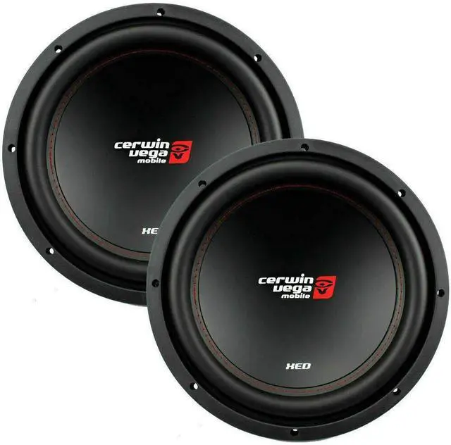 Main image of 2 CERWIN VEGA XED12v2 XED-Series 1000W 12" SVC 4-OHM CAR Audio SUBWOOFER WOOFER