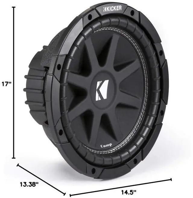Alt view image 5 of 5 - Comp 10-inch (25cm) Subwoofer, 4-Ohm, RoHS Compliant Bundle