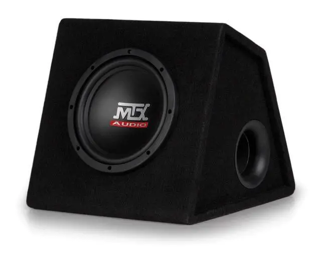 Alt view image 5 of 7 - Audio RTP8A 8" 120W Amplified Vented Loaded Car Subwoofer Enclosure | Single Heavy-Duty 12-Inch Subwoofer Enclosure for Car Audio Bass Systems, Vehicle Stereo Setup and Installation