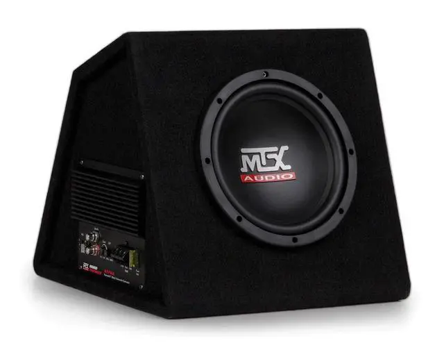 Alt view image 7 of 7 - Audio RTP8A 8" 120W Amplified Vented Loaded Car Subwoofer Enclosure | Single Heavy-Duty 12-Inch Subwoofer Enclosure for Car Audio Bass Systems, Vehicle Stereo Setup and Installation