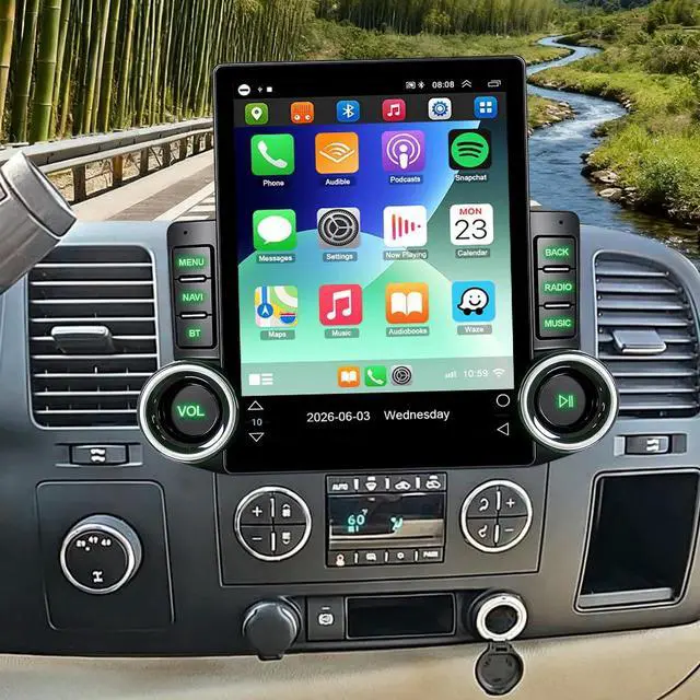 Main image of 2+64G Android 15 Car Radio for Chevy Equinox Terrain 2007-2014,9.7 inch Touch Screen Upgarde Stereo for Traverse 2009-2017 Head Unit with Wireless Carplay Android Auto GPS WiFi Back Up Camera SWC