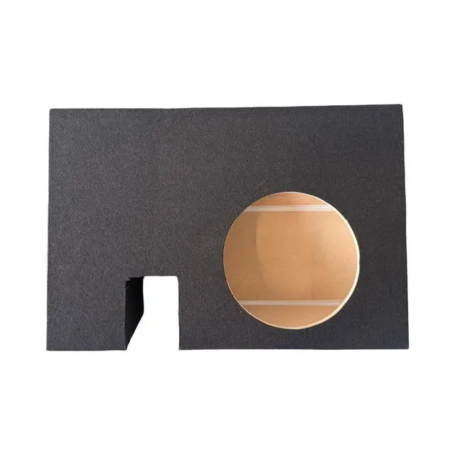 Alt view image 3 of 7 - Compatible with 2005-2023 Tacoma Double Cab: Single 10" Sealed Subwoofer Enclosure | Behind Drivers Rear Seat- Sub Box