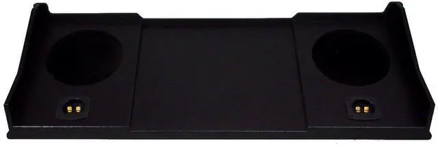 Alt view image 2 of 3 - Dual 10" Subwoofer Box Armor Coated Fits 1994-2001 Dodge Ram Quad Cab ASC | Deep hard-hitting bass, space-saving 10 inch enclosure, rugged spray-on finish, easy install for extended trucks