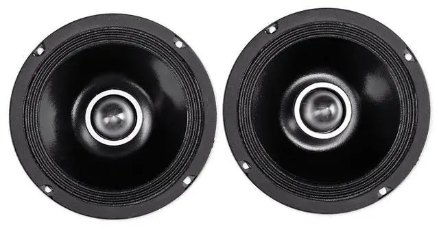 Alt view image 2 of 6 - X6.5C Competition 6.5" Component Car Speakers, 4 Ohm, 2-Pack | 1000W Peak / 250W RMS, Titanium Tweeters, Audiophile Crossovers, Shallow Mount, 2-Way, CCAW Voice Coils, Ferro Fluid