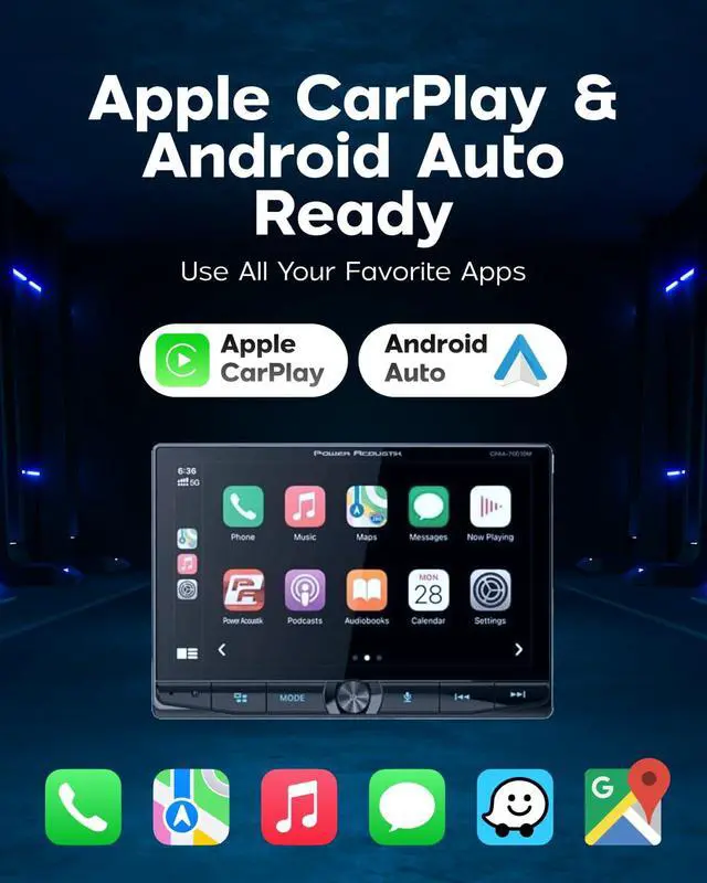 Alt view image 2 of 6 - Power Acoustik CPAA-70D10M 10.6 Double DIN Floating Multimedia Touchscreen + Precision Screwdriver Set, 16 Piece