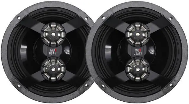 Main image of 6.5" 3-Way Coaxial Speakers for 2014-2023 Harley Davidson Street & Ultra Glide with 1" Titanium Dome Tweeters & OEM Frame Design Installation