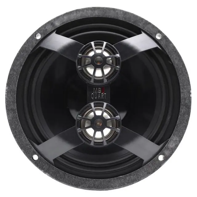 Alt view image 5 of 7 - 6.5" 3-Way Coaxial Speakers for 2014-2023 Harley Davidson Street & Ultra Glide with 1" Titanium Dome Tweeters & OEM Frame Design Installation