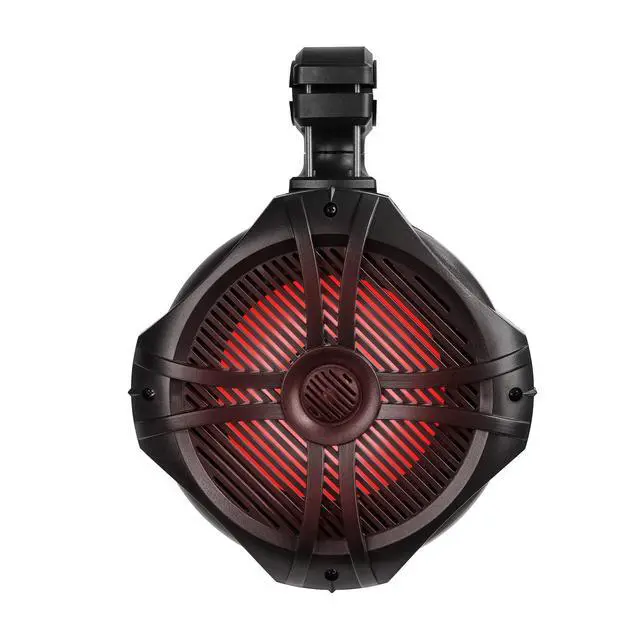 Alt view image 7 of 7 - BT8RGB Pair of 600W (300W RMS) 8-inch Marine Tower Speakers with RGB Lights and Remote for Boats/ATV/UTV/Motorcycles/SxS/Golf Cart