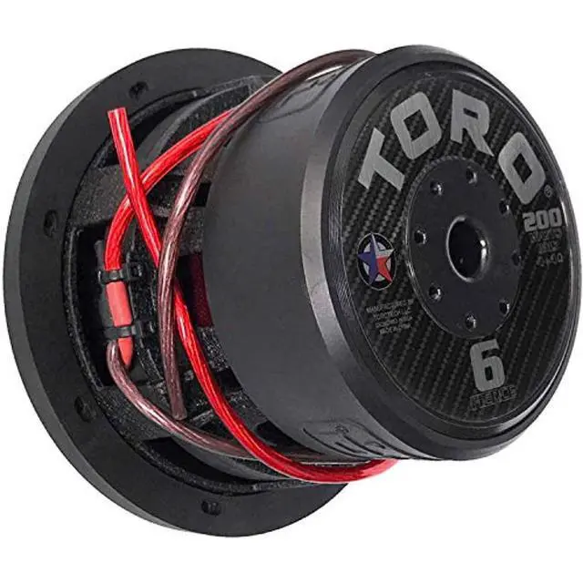 Alt view image 7 of 7 - TECH Fierce6 6.5 Car Subwoofer | 200W RMS / 400W Max, Dual 4, Heavy-Duty Cast Aluminum Basket, Deep Bass, High Temp Voice Coil, 20250Hz Compact Bass Upgrade